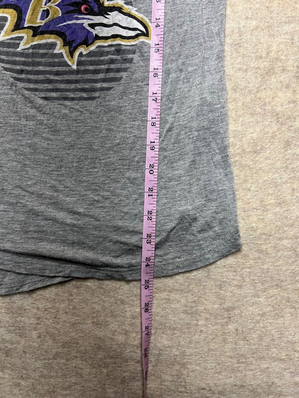 NFL Team Apparel Baltimore Ravens Lightweight Short Sleeve T-Shirt Graphic Tee M - Picture 7 of 8
